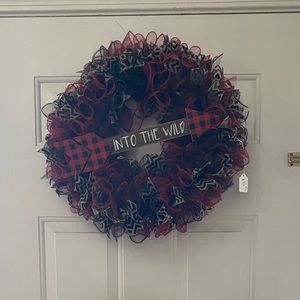 Into the wild handmade wreath